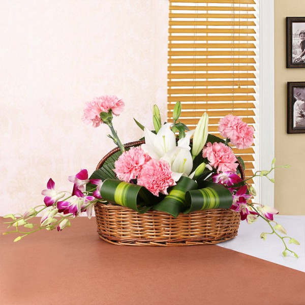 Flower Basket Mixed